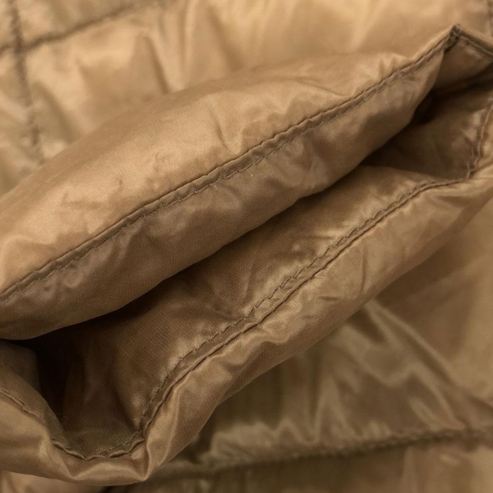 Herno Пуховик 40 Коричневый бежевый капюшон Женский Б/У