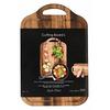 PEARL METAL Acacia Cutting Board, Large, Style Plate, C-9135