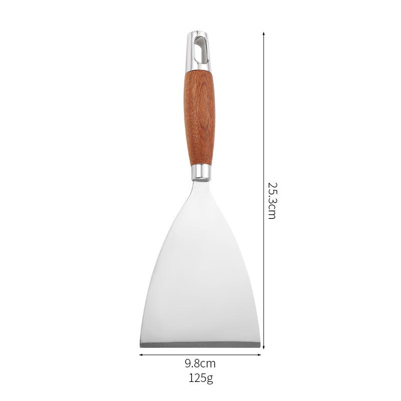 Stainless Steel Teppanyaki Spatula for Steak, Pizza, and Pancakes
