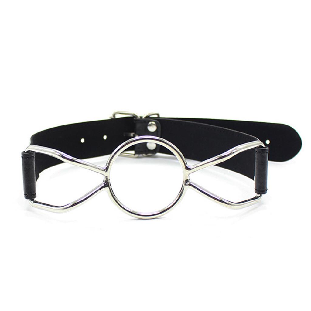 Кожаный паук с открытым ртом, уплотнительное кольцо, кляп, сдержанность, ролевая игра, фетиш