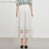 Hollow lace patchwork umbrella skirt