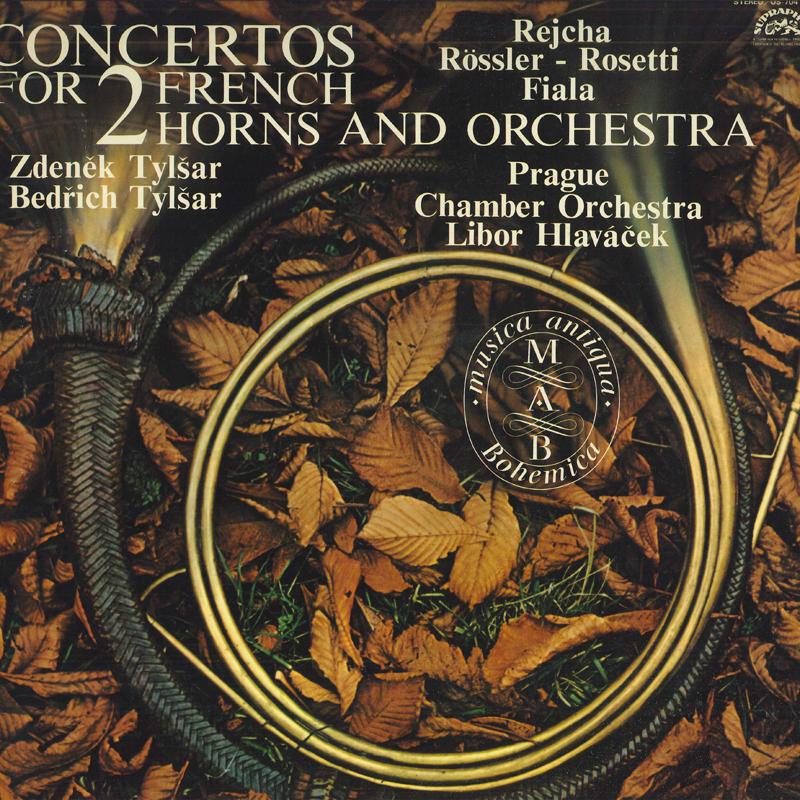 LP Record ZDENEK TYLSAR, BEDRICH TYLSAR, LIBO - Fiala, J. Rejcha, Rossler-rosetti H OS7041S SUPRAPHON 1981 Japan Obi Classical Used