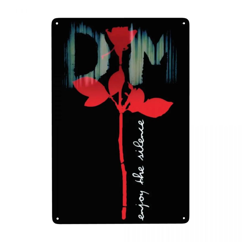 Электронный рок Depeche Cool Mode Металлическая жестяная табличка На заказ Винтажная табличка для ворот Сад Двор Мужская пещера Бар Настенный декор