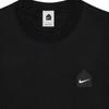 Nike X Dsm Collaboration Fw23 Logo Print Solid Color Crewneck Sweatshirt Unisex Sweatshirt Black DJ2758-010