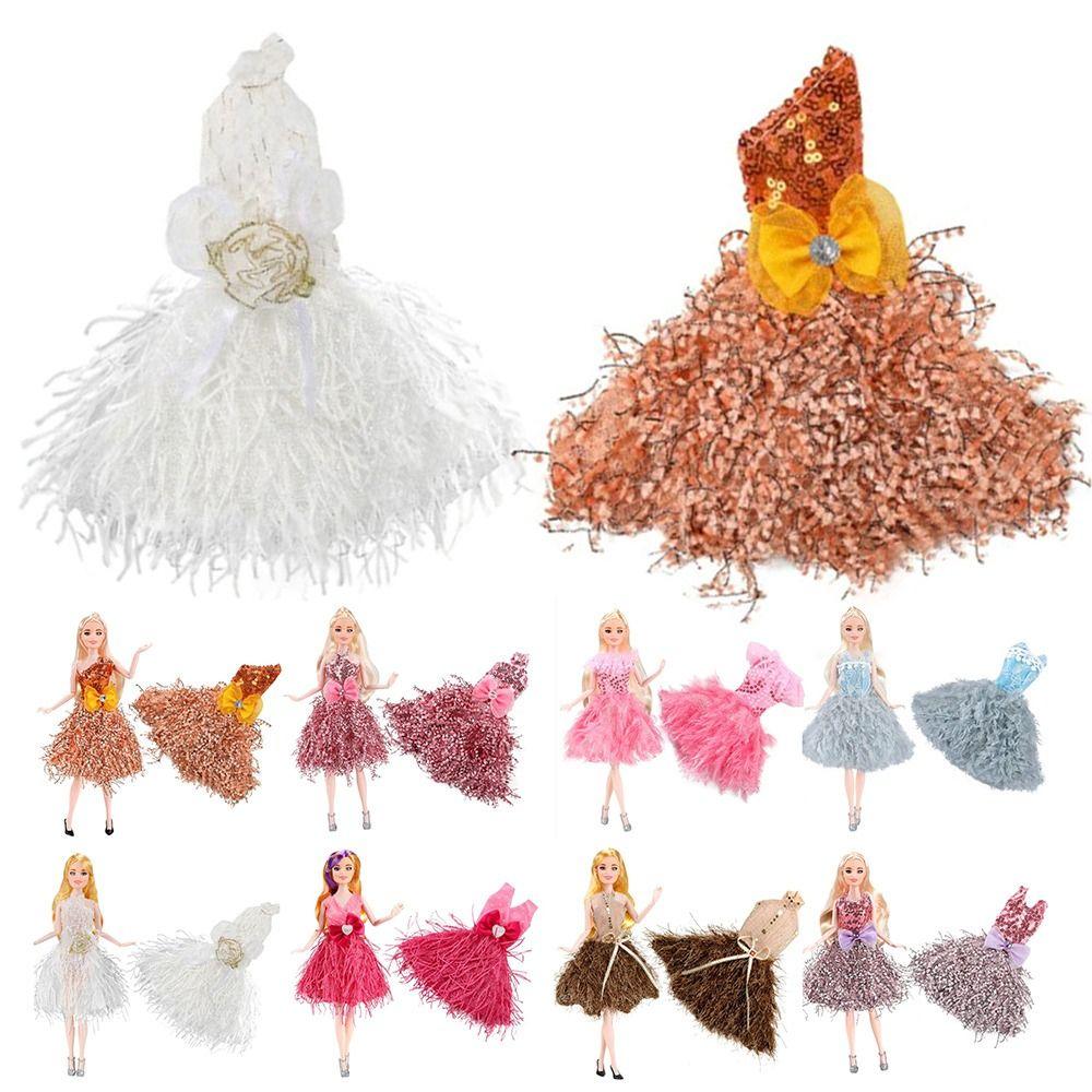 Модные платья для кукол-принцесс, костюм для кукол 30 см / для кукол BJD 1/6 / для кукол 11,5 дюйма, аксессуары для DIY