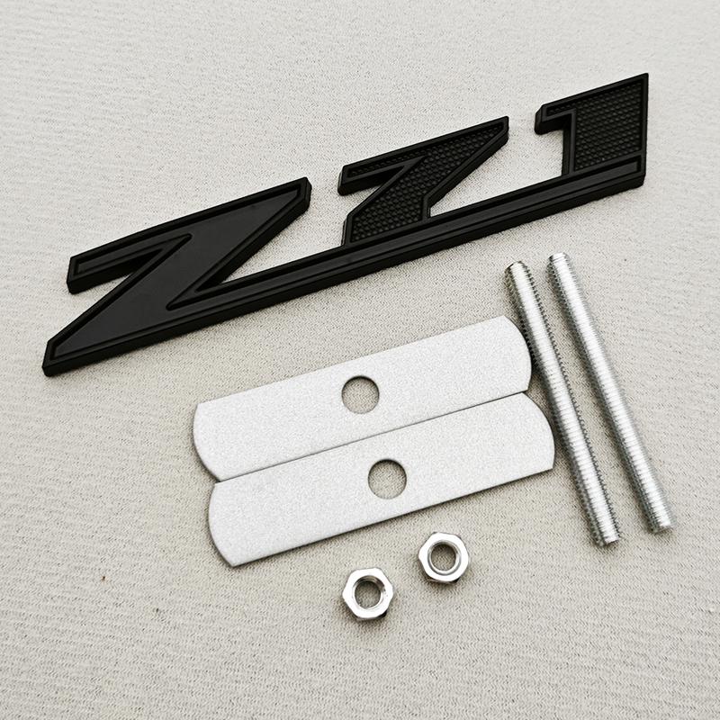 AABKA1 3D Metal Logo Z71 OFF ROAD Car Sticker Trunk Embelem Front Grille Badge For Chevy Chevrolet Silverado Colorado Tahoe Accessories