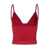 Women's Summer Solid Colour Sexy V-Neck Slim Small Camisole Tank Top