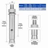 1PC Heavy Duty Expansion Screws 304 Stainless Steel Expansion Anchor Bolt  Fastening Bolt