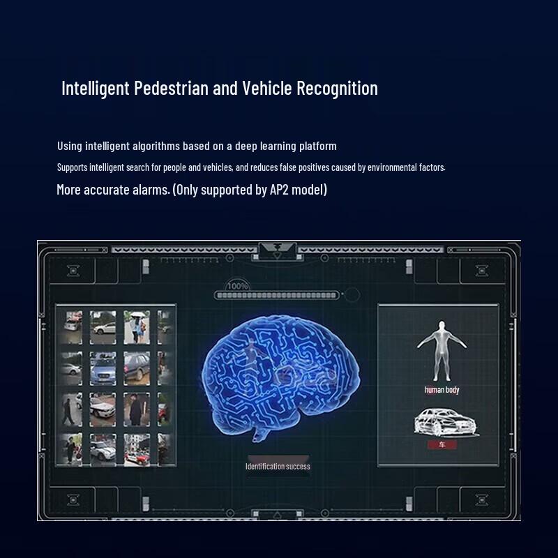 HIKVISION 6Мп Полноцветная Умная Широкоугольная IP-Камера-Купол с Двумя Объективами, CN-вилка (адаптер в комплекте)