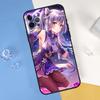 Чехол для телефона Genshin Impact Кэцин Для iPhone 16 Pro Max 12 13 Mini 11 14 15 Pro Max XR 16 15 Plus 16e Защитный корпус