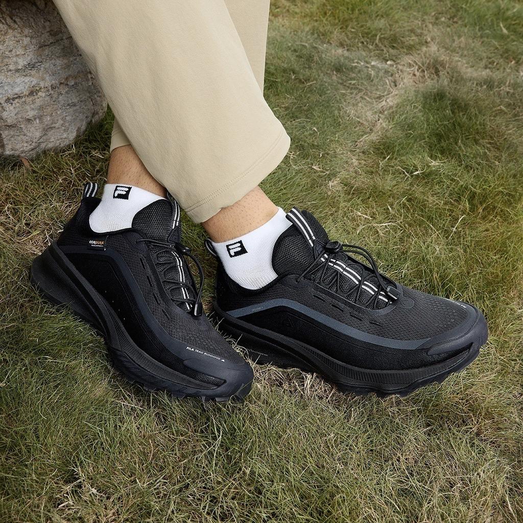 Fila SPD LYNX 3 Модные Удобные Амортизирующие Прочные Низкие Кроссовки Мужские кроссовки Черные A12M511201FBA