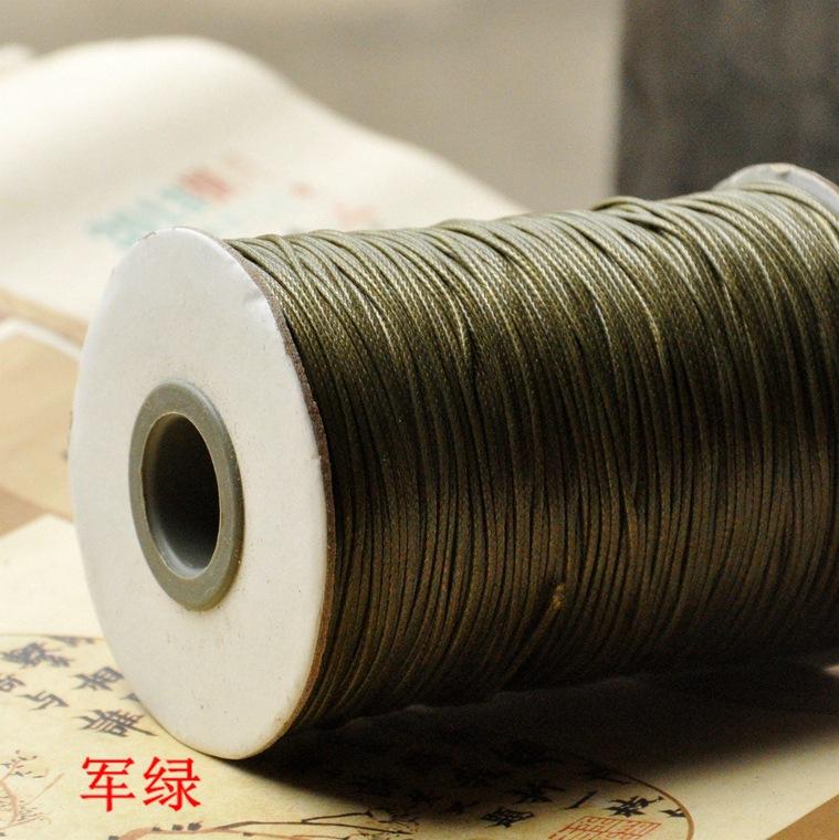 Материал для ожерелья и браслета, ювелирные аксессуары, разноцветная вощеная веревка, 200 ярдов в рулоне вощеной нити, плетеная проволочная веревка своими руками