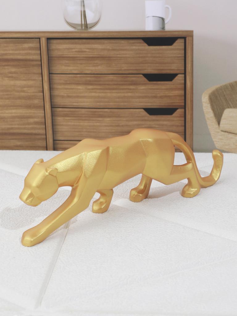 1 шт. Скандинавская креативная фигурка леопарда, украшение для стола, поделки из смолы, аксессуары для дома, домашний декор