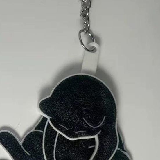 1/2 шт. брелок-подвеска в виде кошки, вращающийся шариковый брелок с гладкими подшипниками, интерактивный дизайн в виде когтя, забавный розыгрыш, подарок