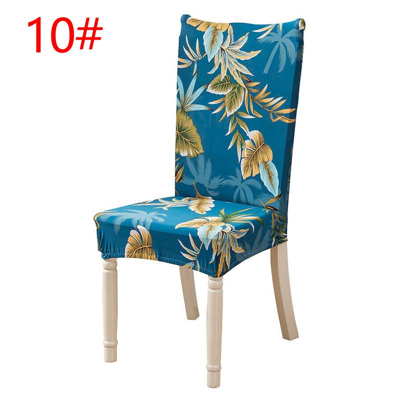 1 PC Seat Cover Chair Slipcover Floral Printing Elastic Chair Covers Stretch Spandex Generic