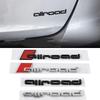 ABS Letter Emblem Decal Car Body Rear Trunk Badge Stickers Auto Decor Accessories for A4 B8 B6 B7 B9 TT