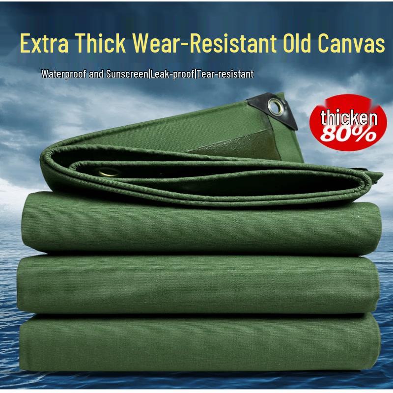 Heavy-Duty Waterproof Canvas Tarp