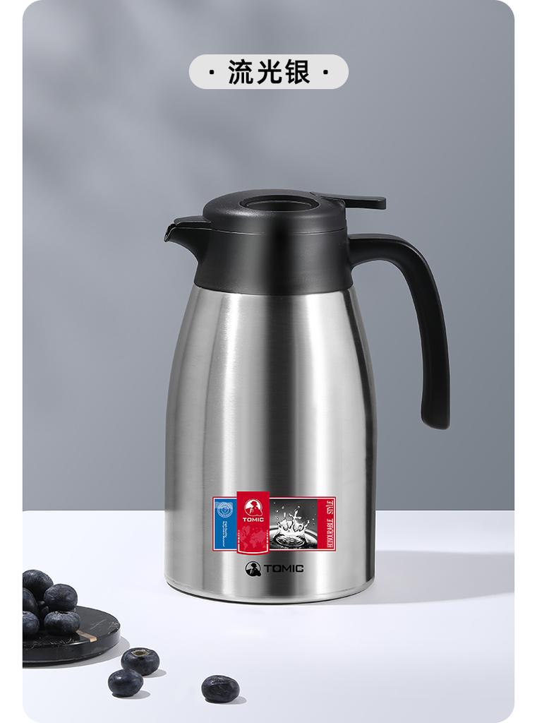 TOMIC Insulated Pot 316 Stainless Steel Household Insulated Pot Hot Water Bottle 2L Large Capacity
