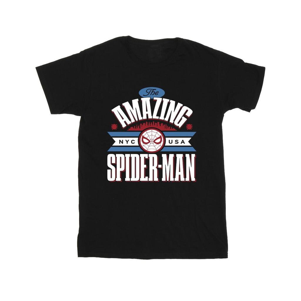Marvel Mens Spider-Man NYC Amazing T-Shirt