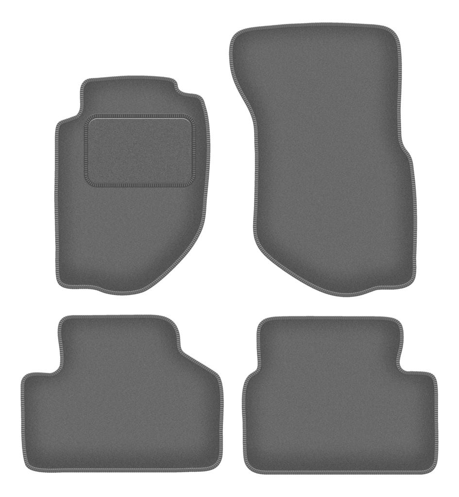 Velour Car Floor Mats For: Volvo S90 I Sedan (1997-1998)