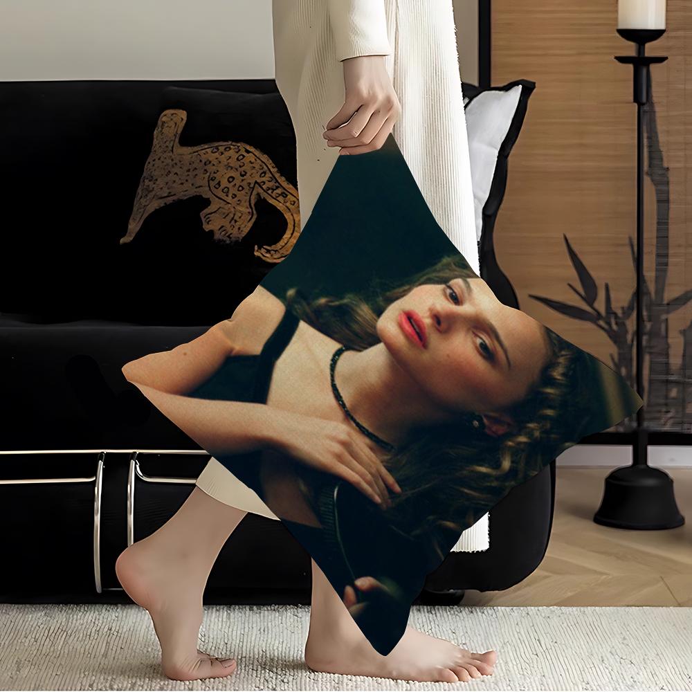 Natalie Portman Pillow Cover Design Cushion Cover Decor Holiday Decorati
