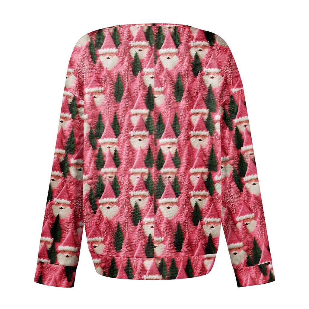 Женские повседневные рубашки с длинным рукавом, топы на пуговицах с V-образным вырезом, свободный трикотаж, осенние фавориты для женщин