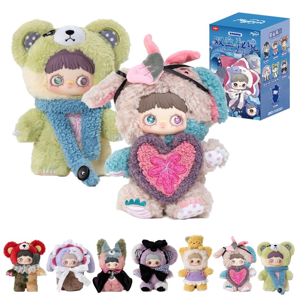 TOP TOY x MayMei Двойняшки Неверленд Плюшевый Подвеска Слепой Куб Фигурка Гачапон Коллекционная