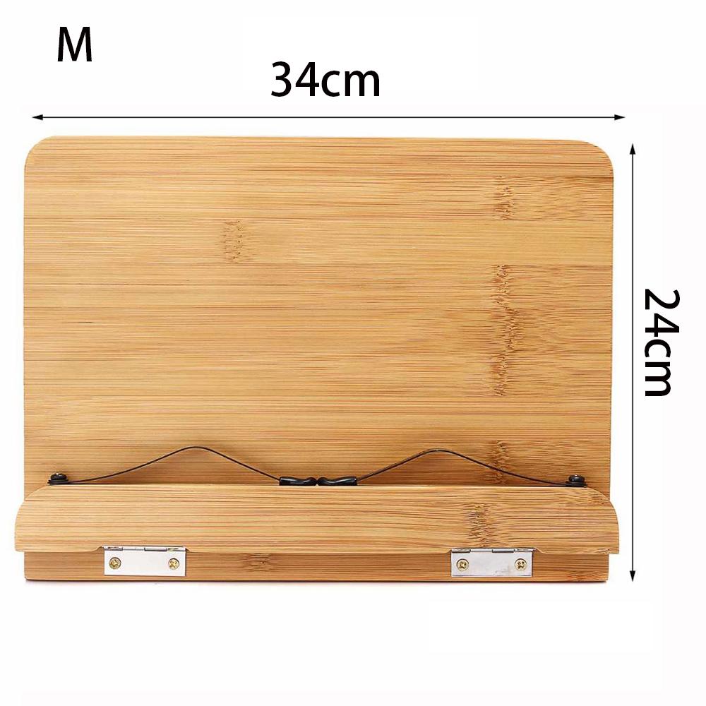 Portable Adjustable Book Holder Tray And Page Paper Clips-cookbook Reading Desk Sturdy Stand For Books Lightweight Bookstand