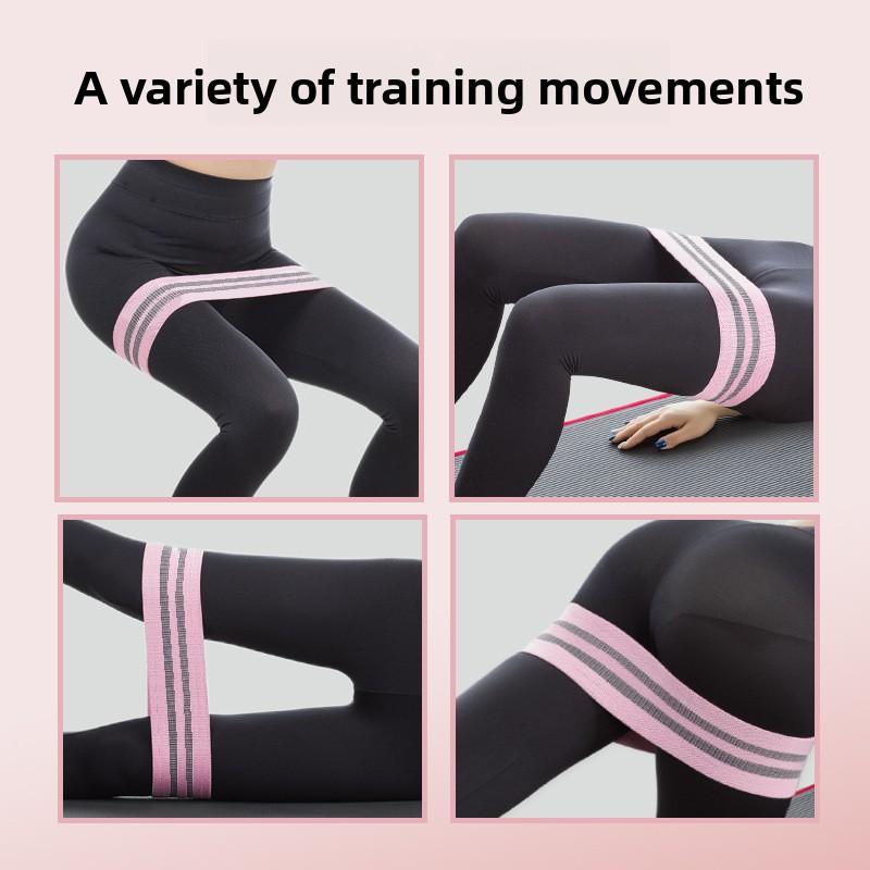Squat Resistance Belt, Hip Ring, Hip Ring, Elastic Belt, Indoor Training, Fitness, Yoga, Tension Belt.