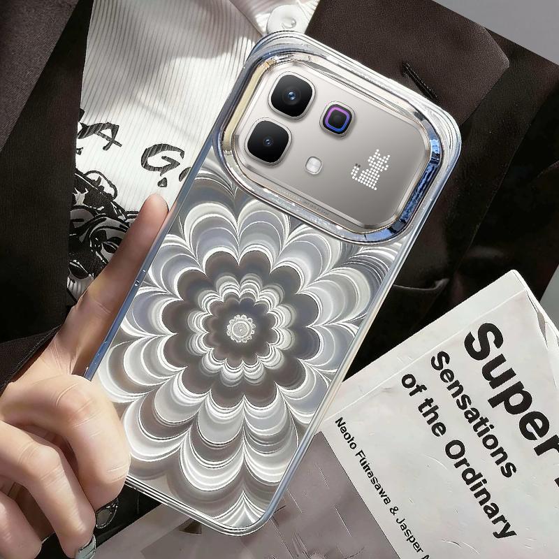Модный Лазерный Цветочный Чехол для Infinix Note 60 Pro Smart 20 Hot 60 Pro 60i 40 30 Tecno Spark 40 40C 30C 20 10 GO Чехол-Крышка Мягкий ТПУ Задние Чехлы для Телефона