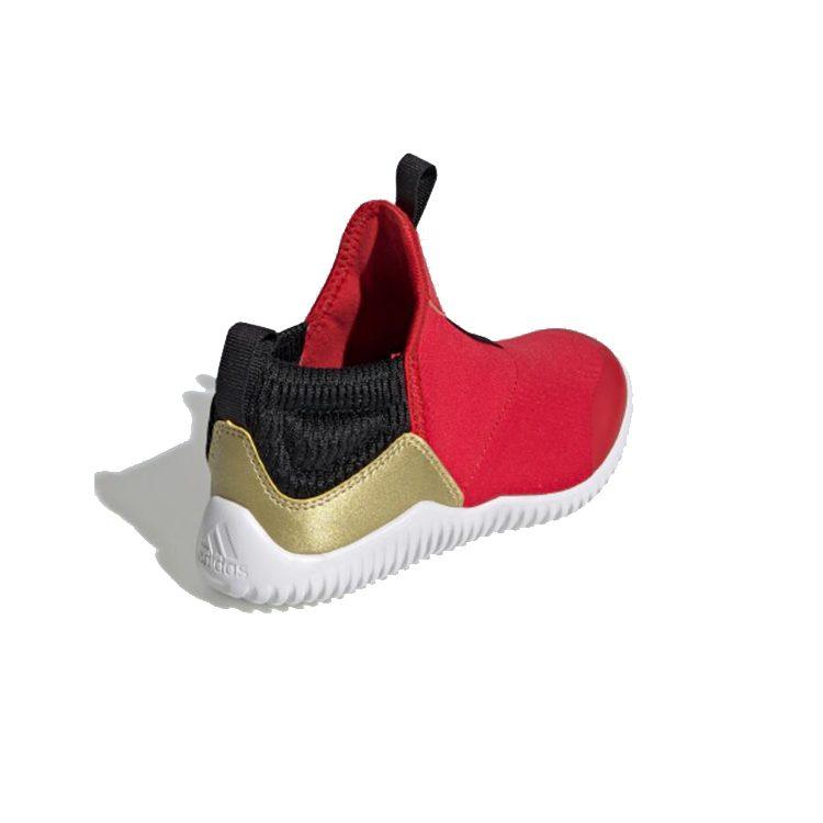 Adidas Rapidazen C Non slip Lightweight Low top Kids' Running Shoes Red Gold Children Aged 3 7 Years Old EH1693
