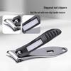 German Precision 12-Piece Stainless Steel Nail Clipper & Manicure Set - High-Quality Grey Glossy Finish
