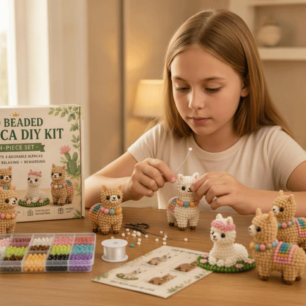Beginner Friendly 3D Beaded Animal DIY Kit Animal Shape Handmade Craft Kit Home Decoration