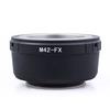 1Pc M42-FX Lens Adapter Ring Black Metal For Fujifilm X Mount Fuji X-Pro1 X-M1 X-E1 X-E2 Adapter
