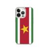 Coque iPhone - Drapeau Suriname - iPhone 13 Pro - Souple - Multicolore - Plastique Transparent