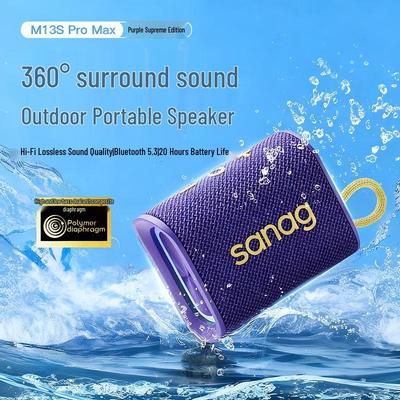 Портативная беспроводная Bluetooth-колонка SANAG M13SProMax, штекер CN (адаптер в комплекте)
