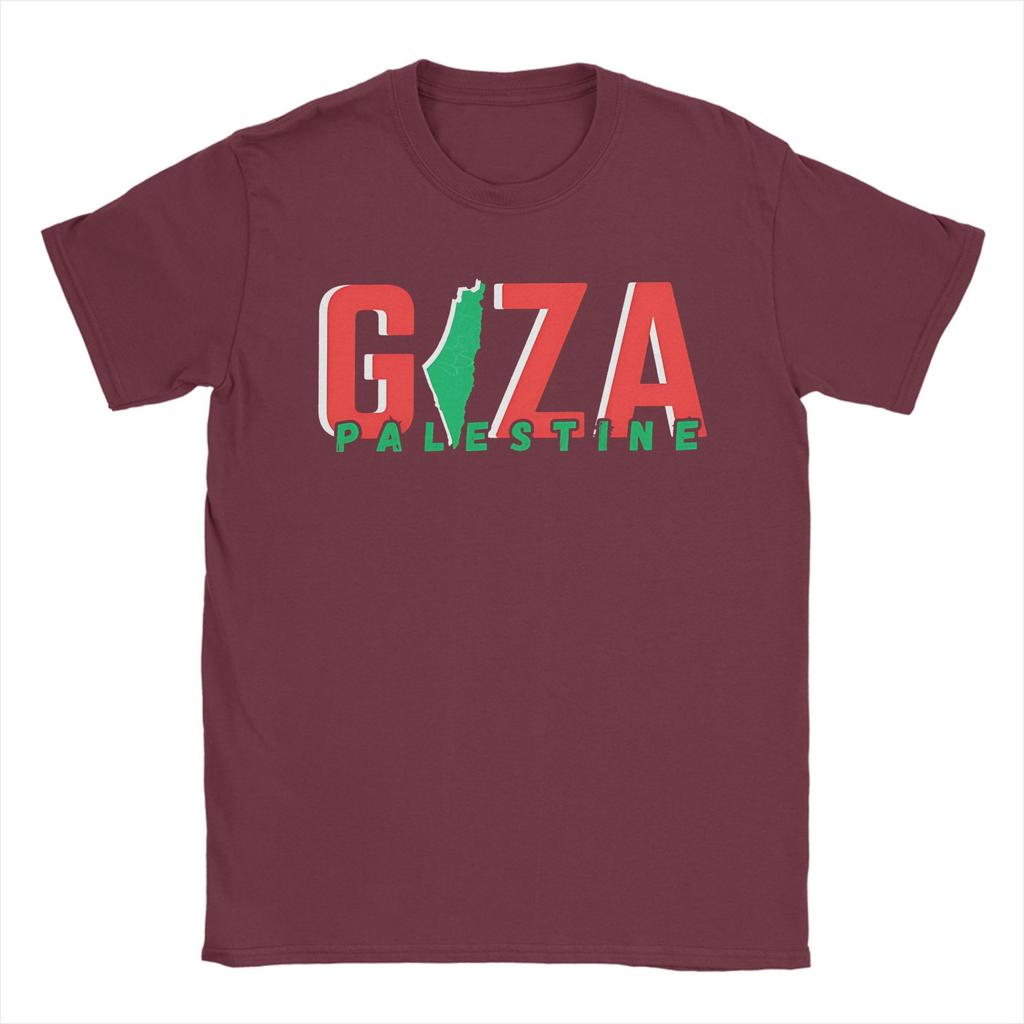 Unisexs TShirt Palestine Gaza Novelty Cotton Tees Short Sleeve T Shirts Round Neck Clothing Summer