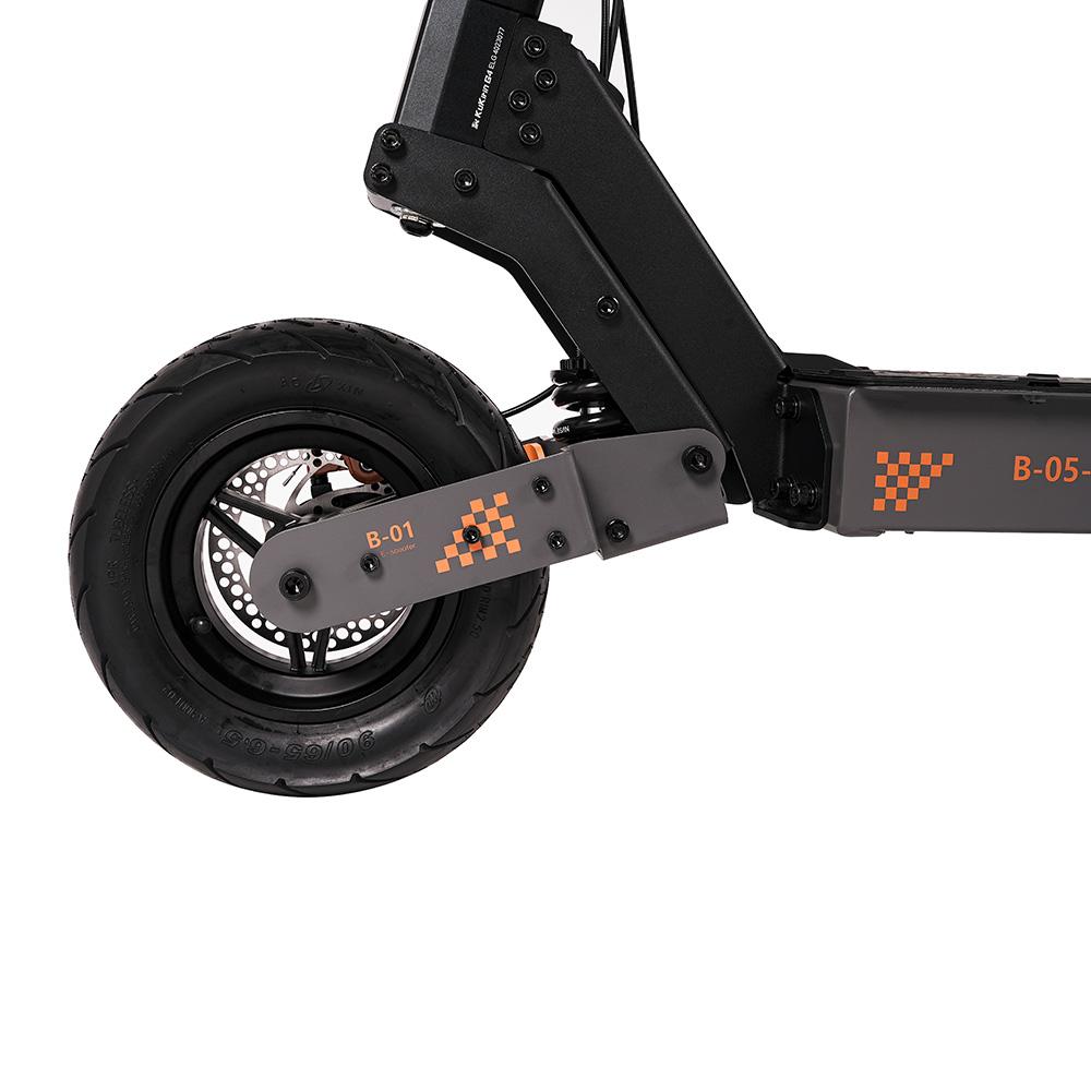 KuKirin Внедорожный электроскутер G4 с двигателем мощностью 2000 Вт, аккумулятором 60 В 20 А·ч, максимальным запасом хода 75 км, максимальной скоростью 70 км/ч, 11-дюймовыми вакуумными шинами