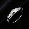 European and American Fashion Light Luxury Zircon Flower Ring Simple High-end Ring Women's Jewelry