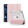 Совместимый с чехлом для планшета iPad 2025, 10 Pro, 11-дюймовый, Тройной прозрачный акриловый чехол для iPad с держателем для стилуса