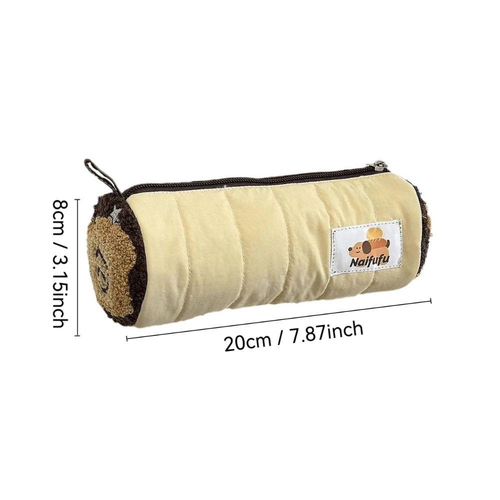 Cute Puppy Pen Bag Cartoon Multifunctional Pencil Case Large Capacity Stationery Bag School