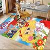1pc Panda Girl Friendship Carpet for Playroom Bedroom Living Room Sofa Home Decor,kids Game Area Rug Non-slip Floor Mat Y72838