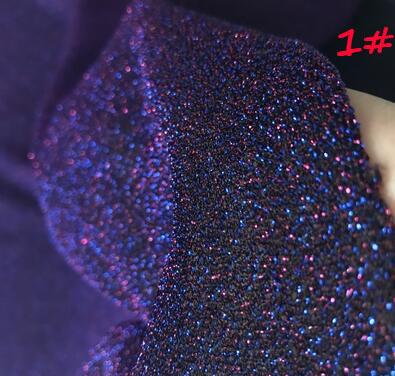 2yards DIY Crafts Background Stage Show Clothes Wedding Decorate Accessory Multicolor Fashion Dress Lurex Glitter Fabric