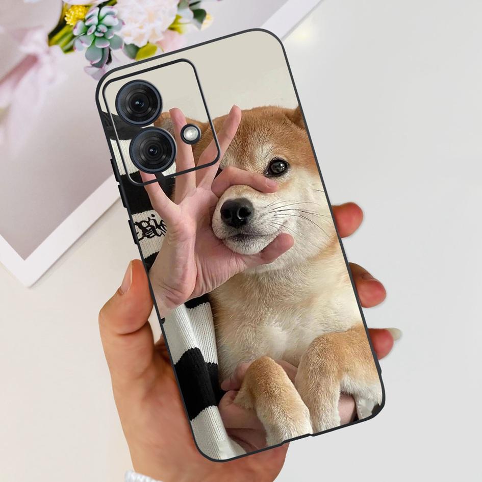For Motorola Moto G84 G54 5G Case Fashion Flower Butterfly Shockproof Silicone Soft Slim Back Cover For Motorola Moto G14 Bumper