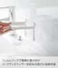 Yamazaki Tower Film Hook Soap Dispenser Storage W X D X 8cm H Film Floating Bathroom Model 2181 Tray, White, Dimensions Approx. 10.2cm 10.2cm