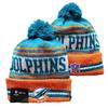 Football Baseball Hockey Basketball Teams Knit Beanie Winter Warm Hat Sports Fans