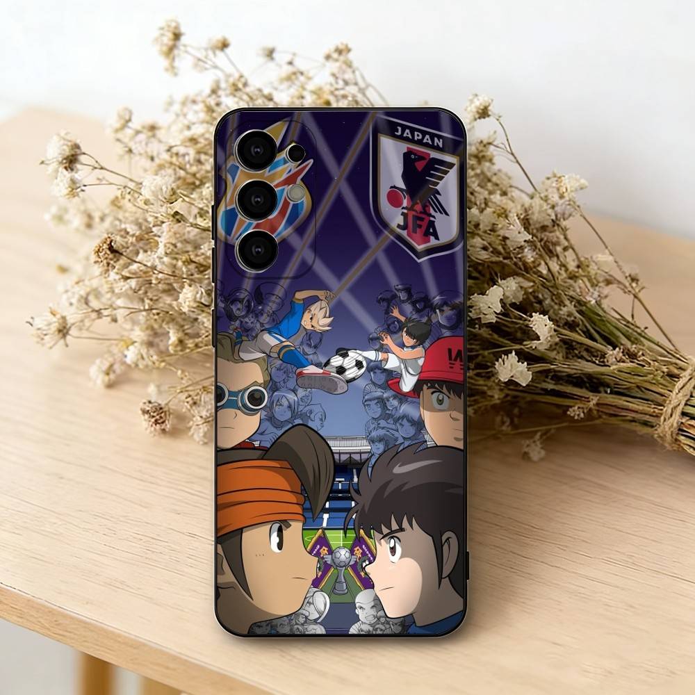 Чехол для телефона Inazumas Anime E-Eleven для Samsung S25, S24, S21, S22, S23, S30, Ultra, S20, Plus, Fe, Lite, Note, 10, Черный чехол