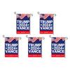 Trump Vance 2024 Garden Flag Double Sided Vivid Color Trump Vance Flags (Blue)