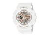 Watch BABY-G BA-110XRG-7AJF Ladies White World Time LED Light Stopwatch