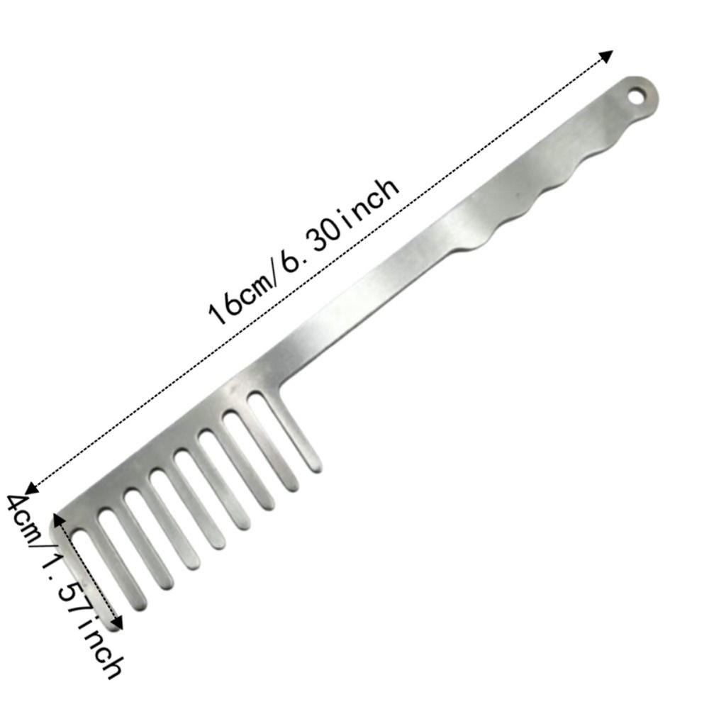 Long Handle Spaghetti Serving Fork Stainless Steel Noodle Stirring Fork Funny Pasta Comb Cooking